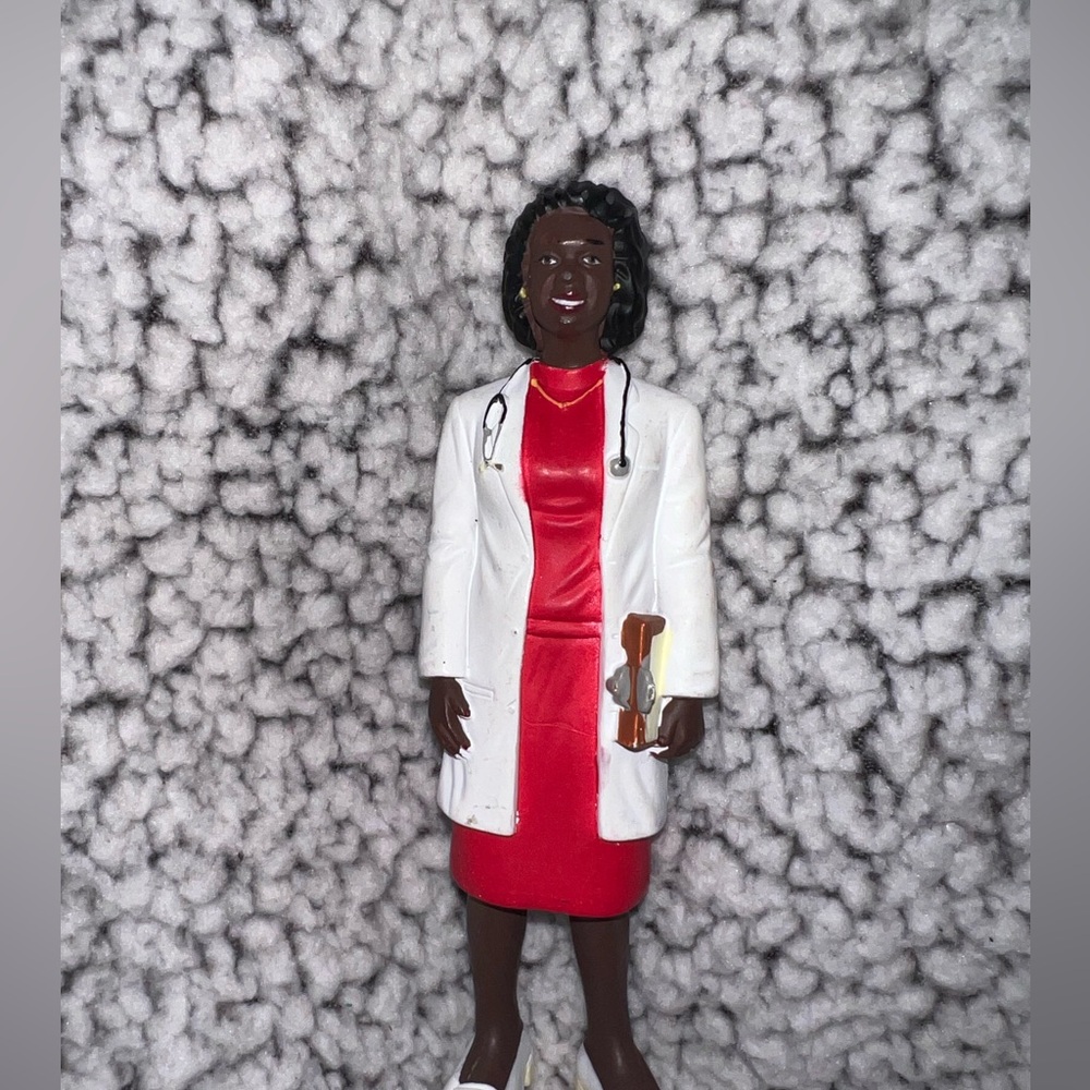 Lakeshore Community Block Play People Female African American Doctor Nurse